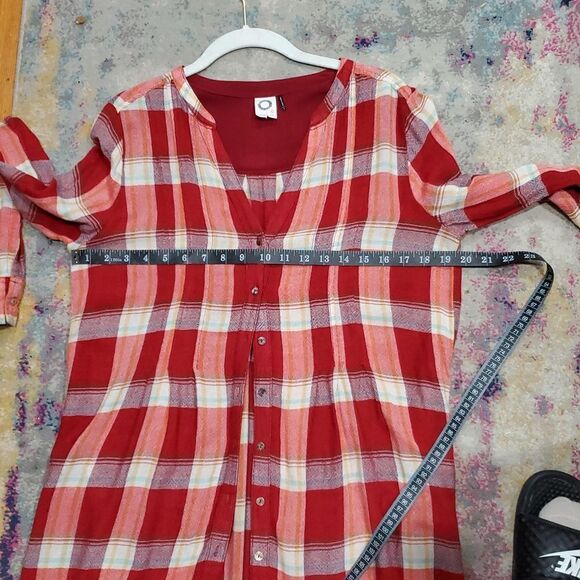 Anthropologie Akemi + Kin Plaid Tunic Top or Mini Dress Size S - Picture 14 of 14